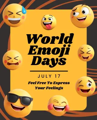World Emoji Day Celebration Flyer Template