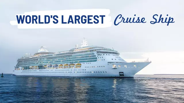 World's Largest Cruise Ship Adventure Trending YouTube Thumbnail Template