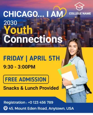 Youth Connections Networking Event Flyer Template
