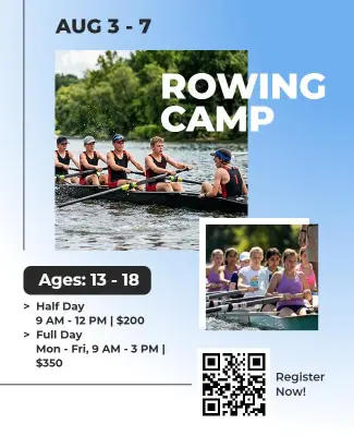 Youth Rowing Camp Flyer Template