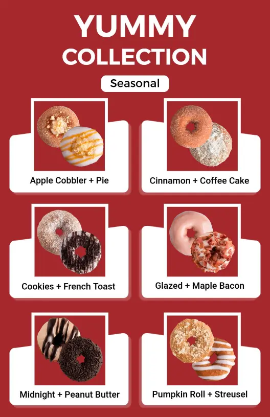 Yummy Donut Menu Template